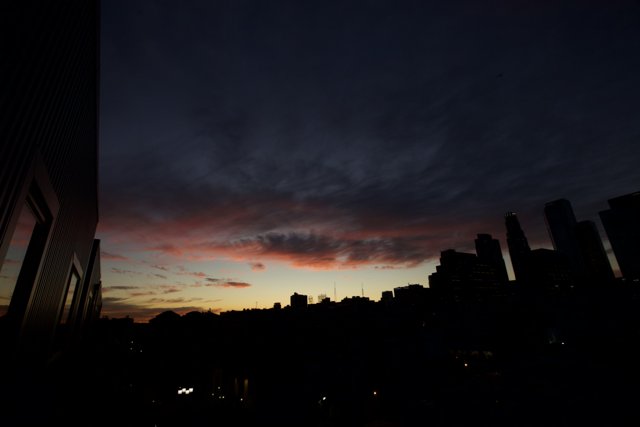 Metropolis Sunset Silhouette