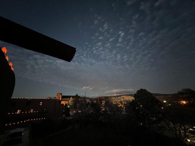 Urban Nightscape in Santa Fe