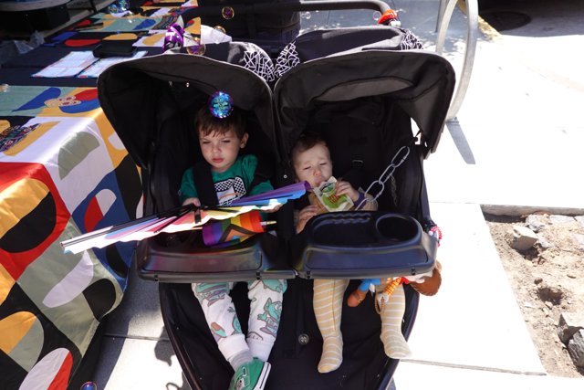 Sunny Stroll with Little Adventurers