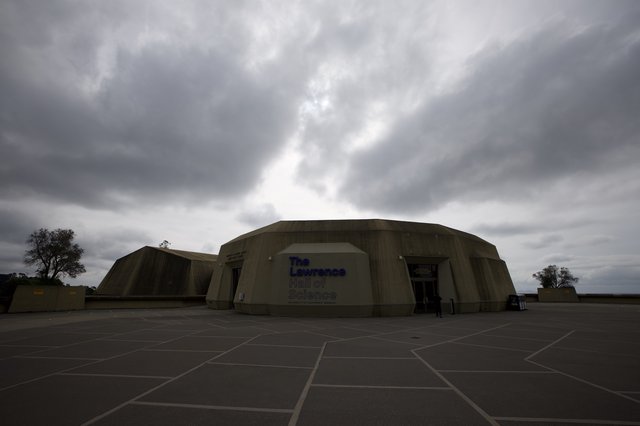The Lawrence Hall of Science Under Stormy Skies
