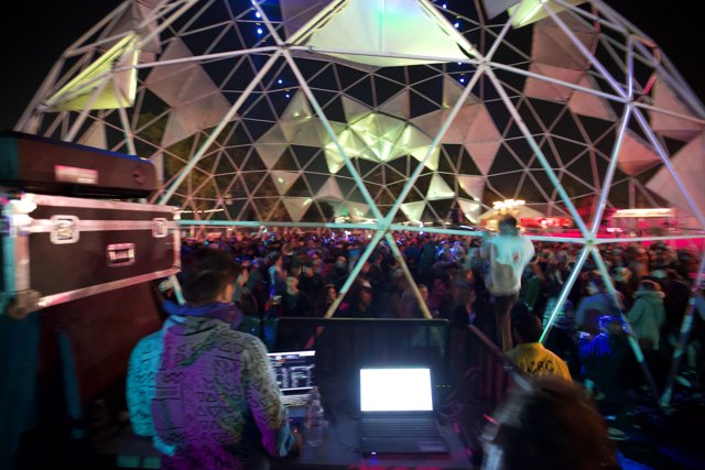 Urban Nightclub Concert with DJ and Dome