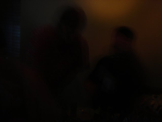 Blurred Silhouette in a Night Club
