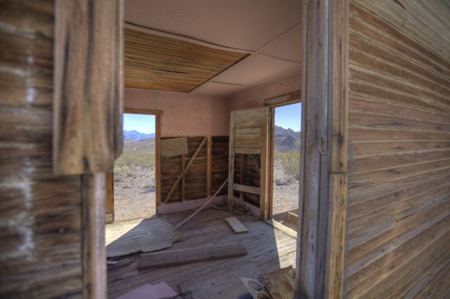 Abandoned Wooden House in Death Valley