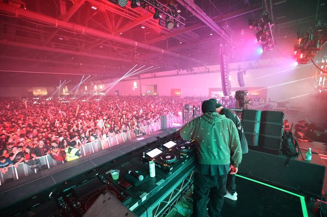 DJ Performs for Massive Crowd at Wobbleland Festival