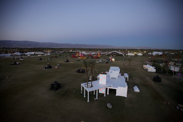The White Tent at Coachella