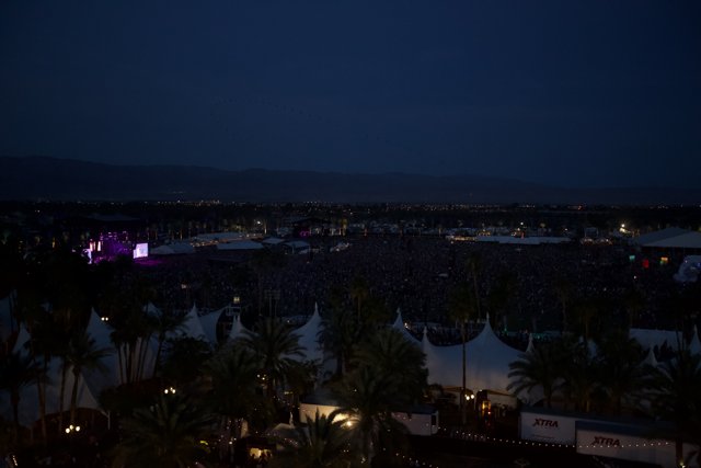 Overlooking the Coachella Crowd