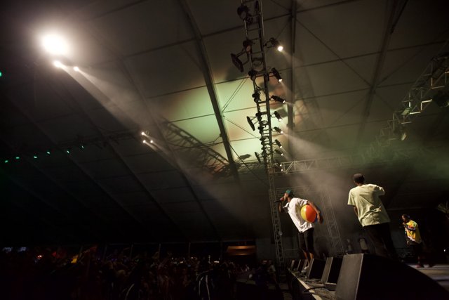 The Spotlight Shines on Domo Genesis and the Crowd