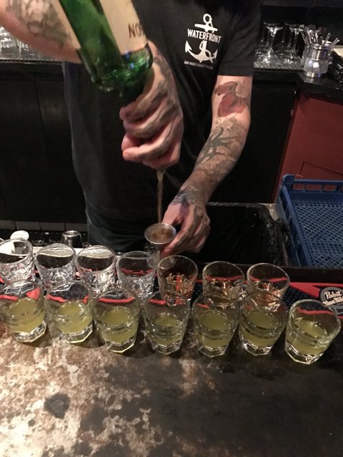 Pouring up at the Pub