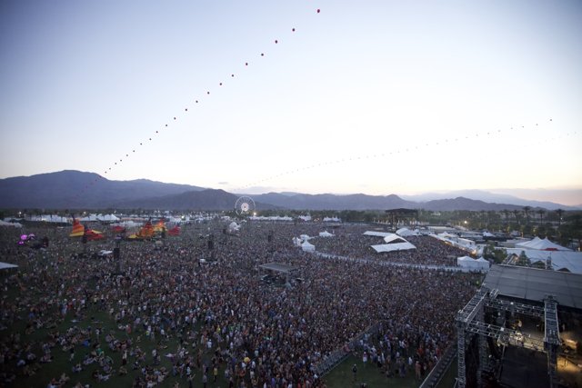 Coachella Music Festival Crowd