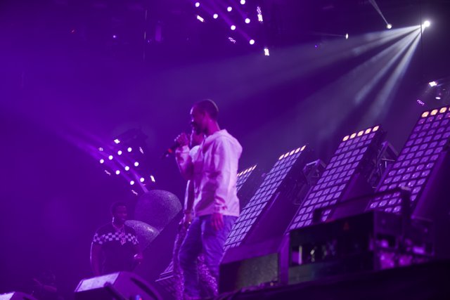 Gucci Mane Rocks the Stage Under Purple Lights