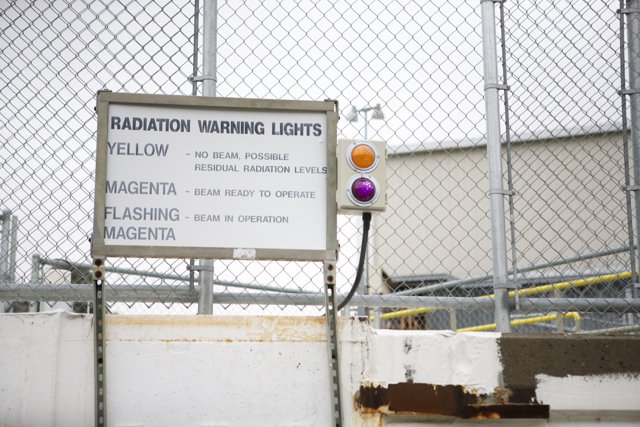 Radiation Warning Lights Ahead
