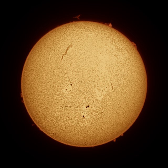 The Sun in Hydrogen-Alpha, Full Solar Disk