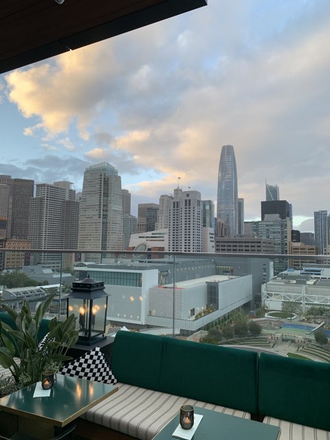 Rooftop View of San Francisco's Metropolis