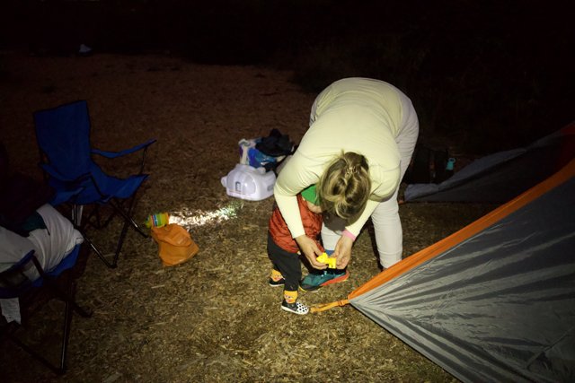 Adventurous Moment in Presidio: First Family Camping Trip