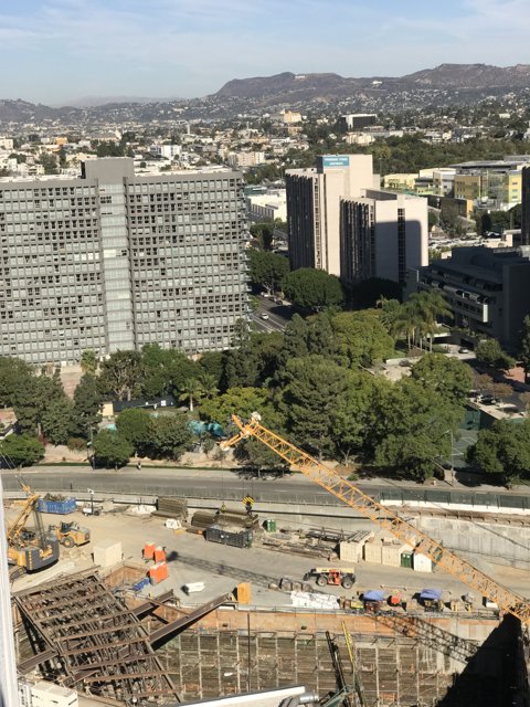 A Bird's Eye View of LA Construction