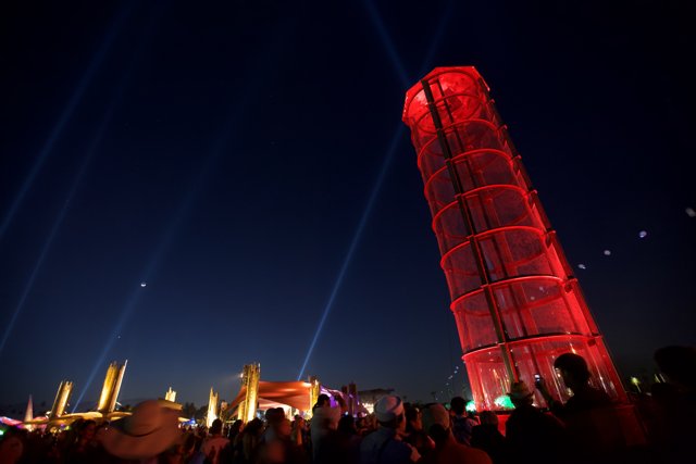 The Glowing Red Tower