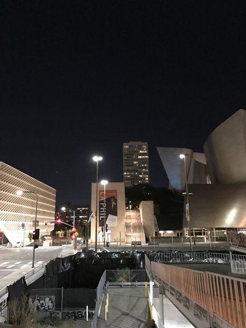 Walt Disney Concert Hall at Night