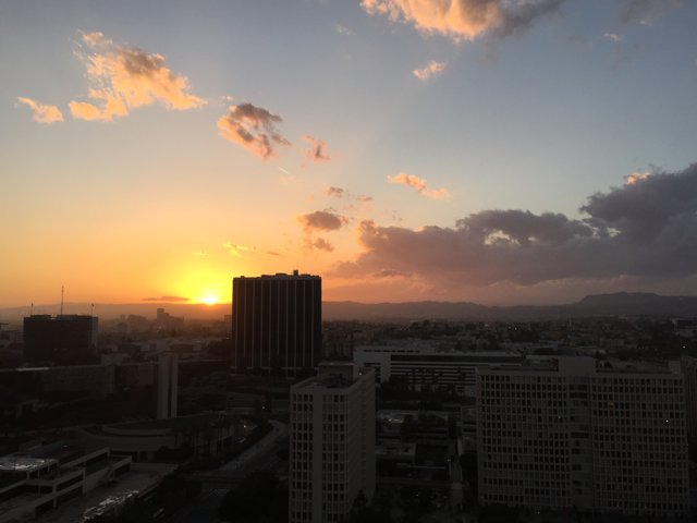 Haiti's Urban Sunset
