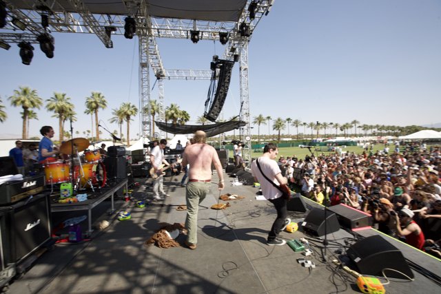 2008 Coachella Concert with Matthew Karwalski and Music Band
