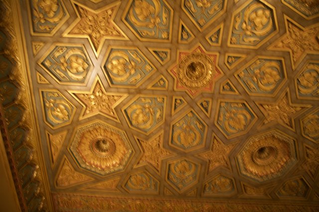 The Magnificent Ceiling of the Hearst Castle Theatre