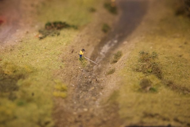 Miniature Explorer on an Adventure