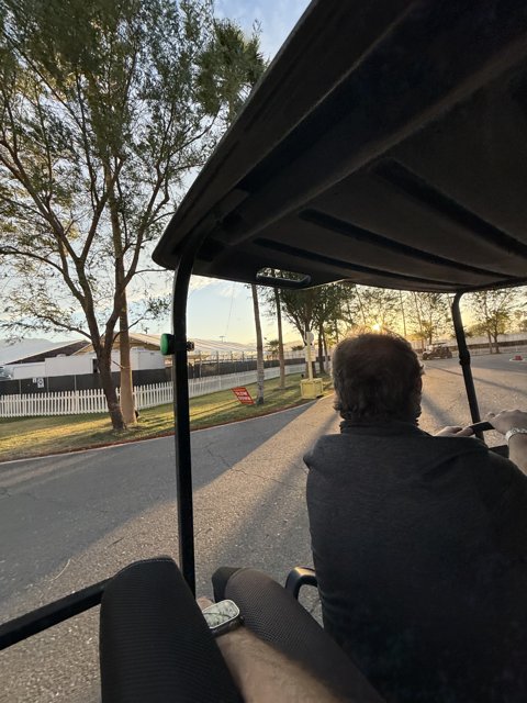 Sunset Drive Through Indio