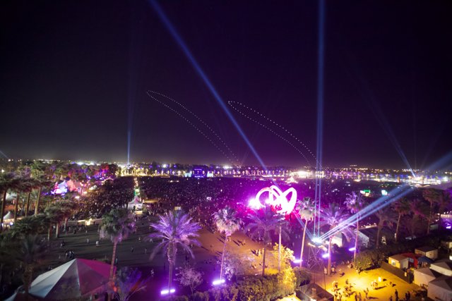 Nighttime Festivities at Coachella 2014