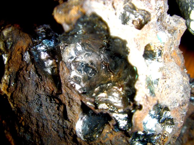 Sparkling Gemstone on a Rocky Surface
