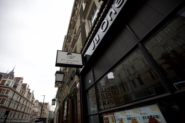 Dr. Hammer MDR Storefront on Historic London Street