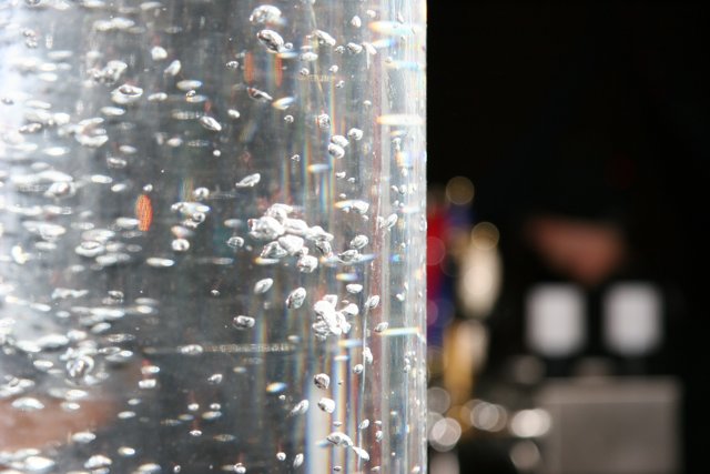 Bubbly Crystal Glass
