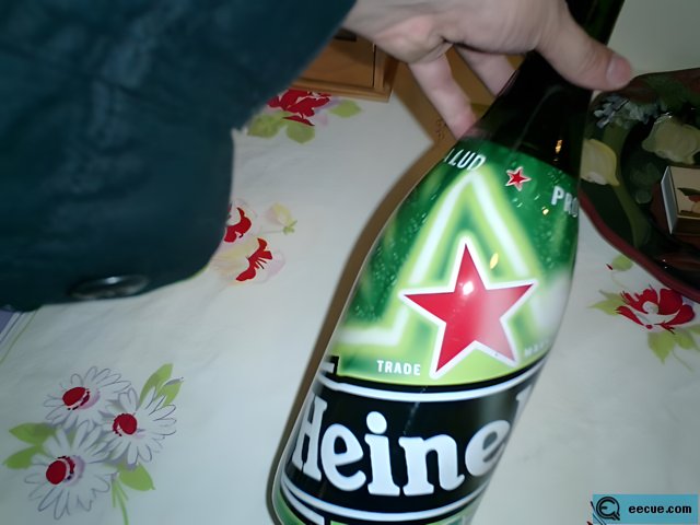 Festive Heineken Bottle