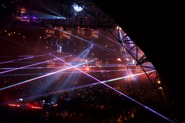 Lights and Lasers at Coachella