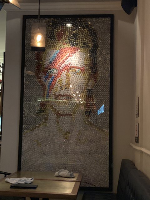 David Bowie Mosaic Artwork in Cuauhtémoc