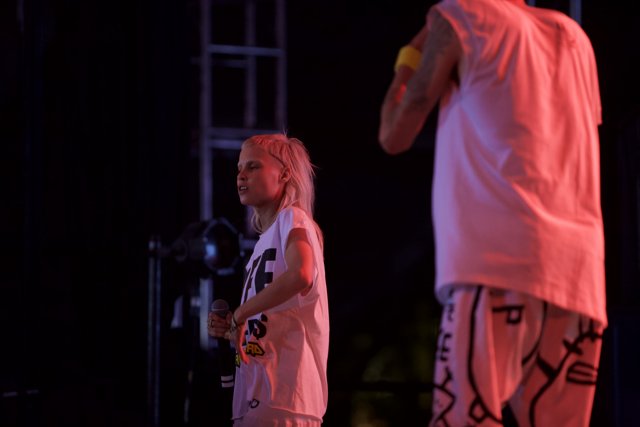 Yolandi Visser Takes the Stage with a Passionate Performer