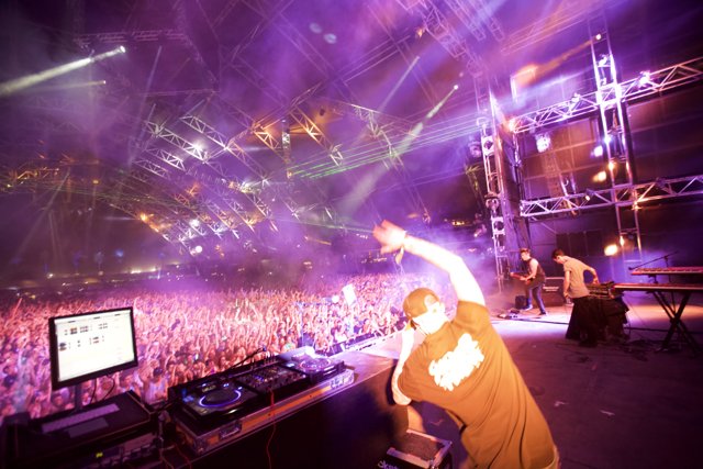 DJ Rocks the Stage at Coachella