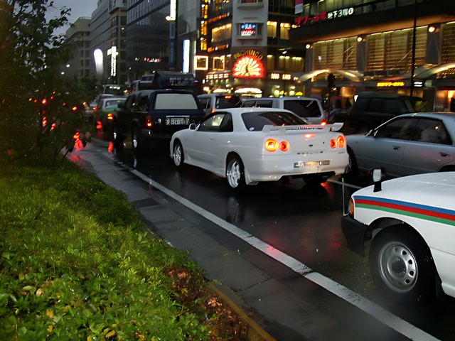 Parked Car in Kobe City