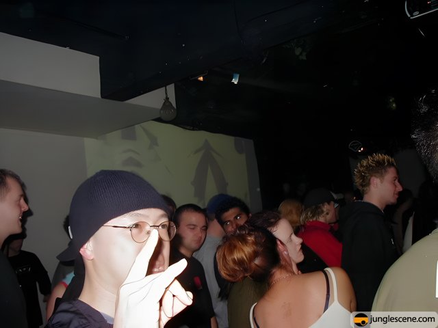 Peace Sign at the Nightclub
