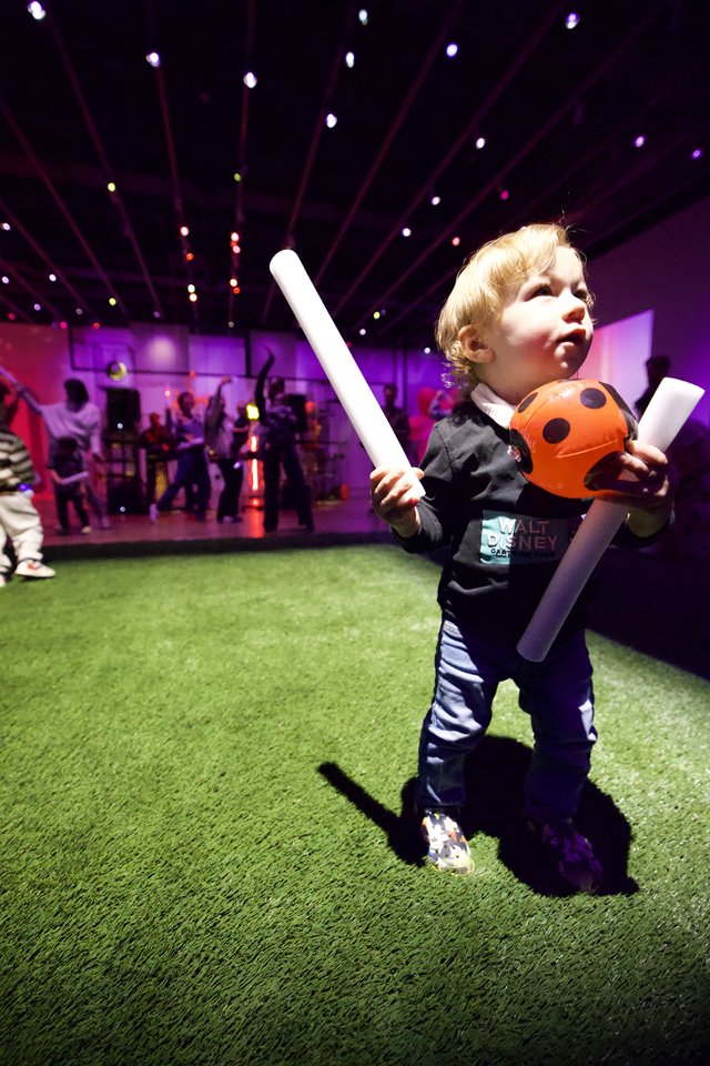 Child at Baby Rave Dance Party Event