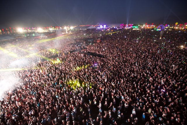 A Sea of Concert-Goers at Coachella