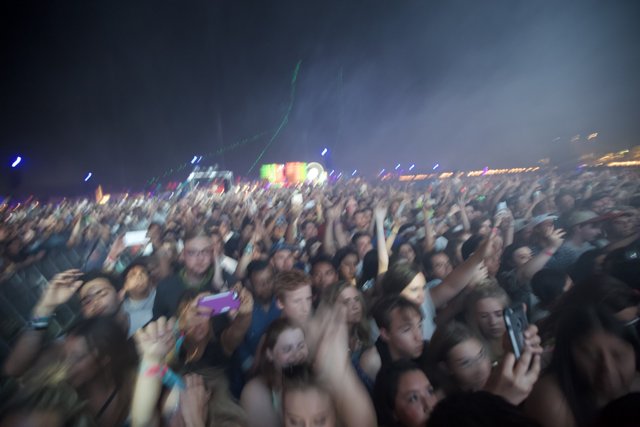 Electrifying Crowd at Coachella Music Festival