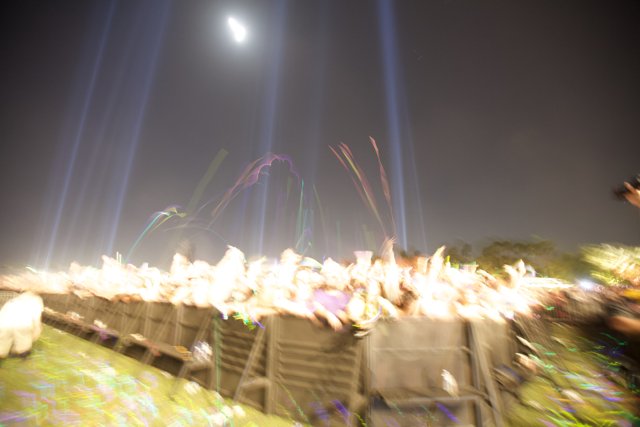 Illuminate the Night: Pyrotechnics Light Up Coachella's Friday Night Concert