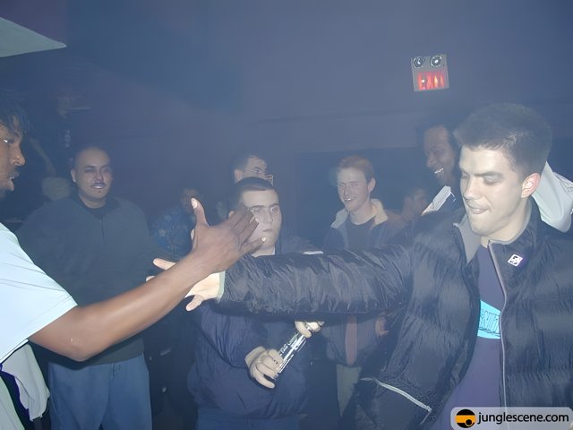 A Handshake at the Night Club