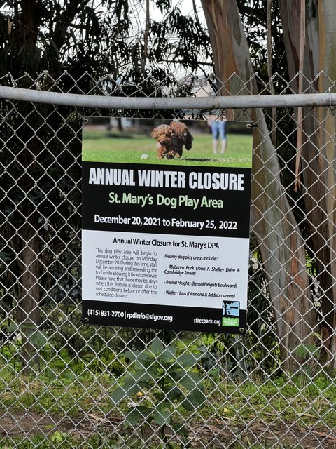 Winter Closure at the Zoo