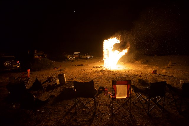 Desert Bonfire Night