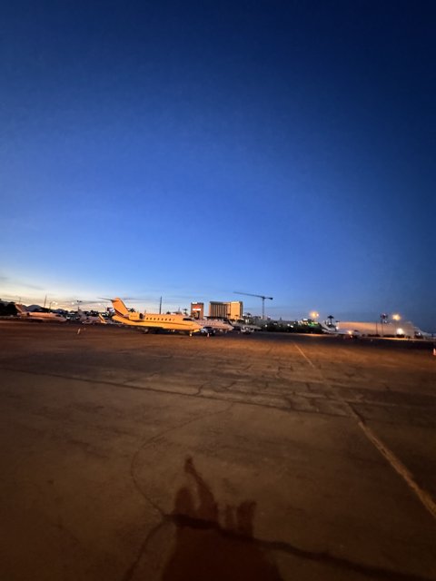 Twilight at Harry Reid International