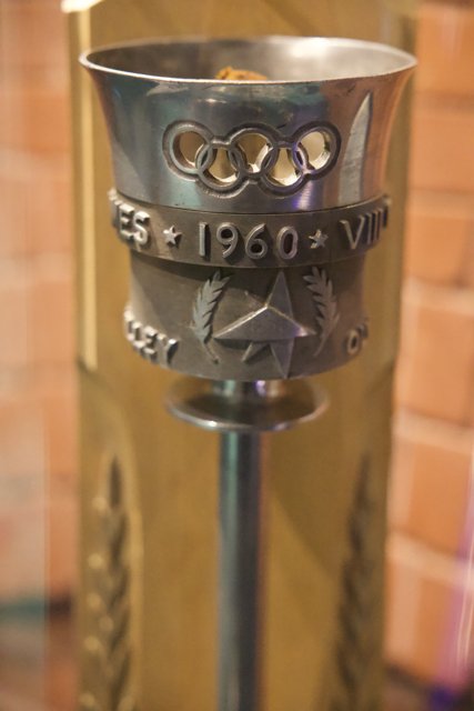 Shining Symbol: The Olympic Torch Display