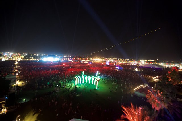 Lighting up the Night: A Concert Crowd's Spectacular Display
