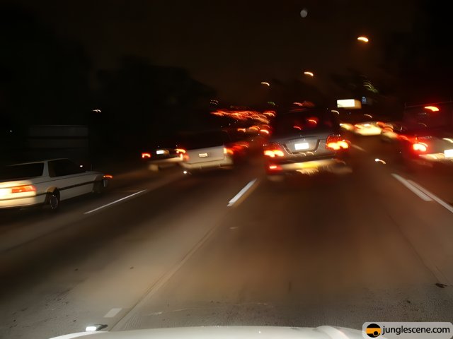 Rush Hour on the Freeway