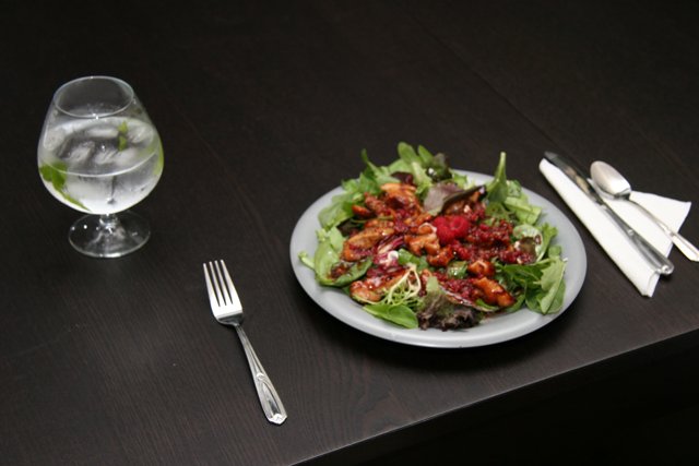 A Delicious Plate of Salad and Arugula
