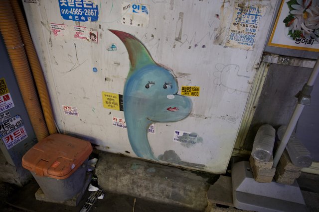 Street Art Magic: Piscean Pop on Building Wall